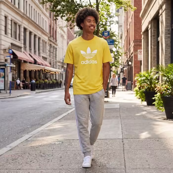Футболка Adidas TREFOIL T-SHIRT Желтый XS - 7