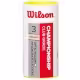 Set fluturas p/u badminton 3 buc Wilson CHAMPIOSHIP YELLOW 77