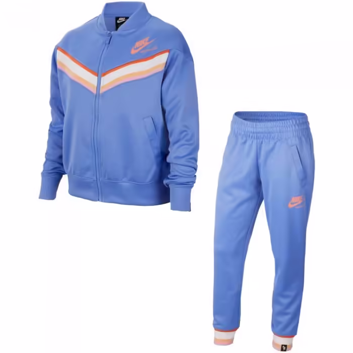 Спортивный костюм Nike G NSW HERITAGE TRK SUIT Голубой L