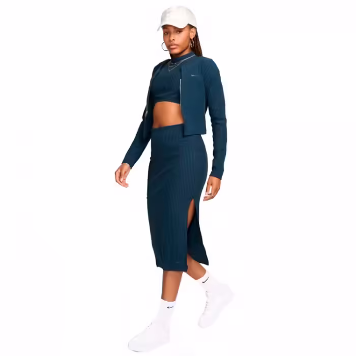 Fusta Nike W NSW NK CHLL KNT RIB MD SKIRT - 5