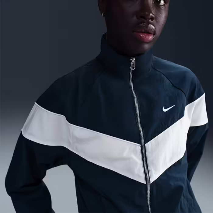 Hanorac Nike W NSW NK WR WVN UV FZ JKT Albastru S - 8