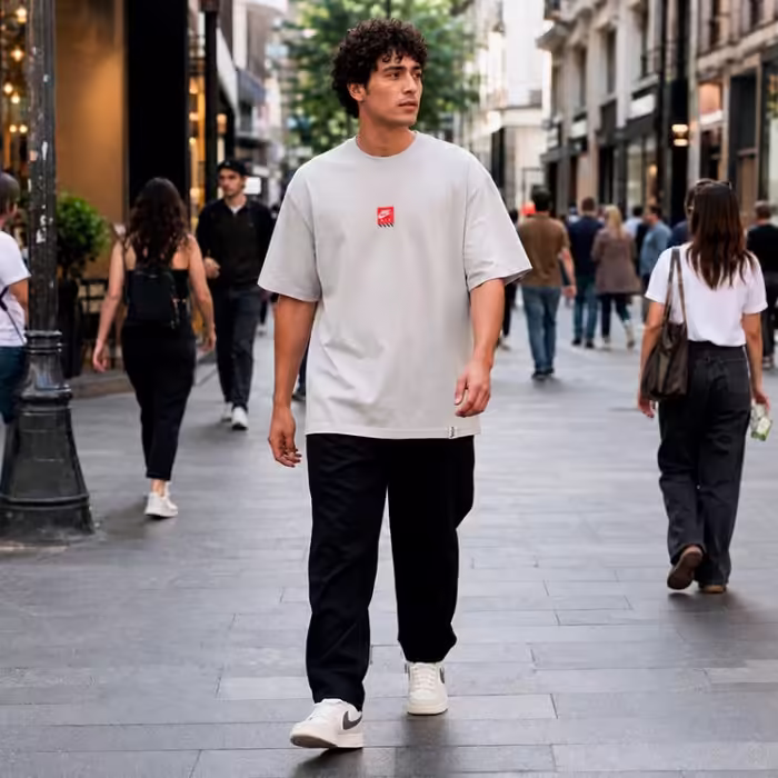 Tricou Nike U NSW TEE M90 OC SOLE FOOD LBR Gri L - 8