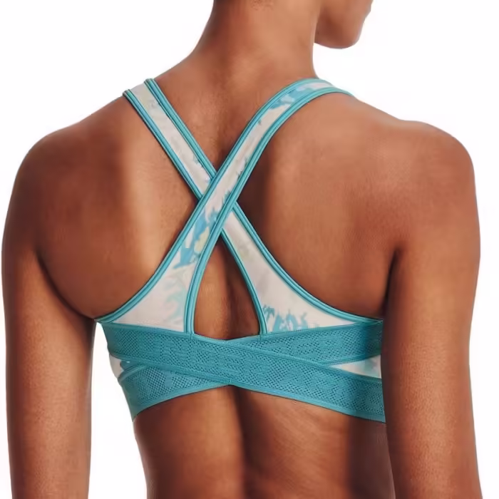 Спортивное бра Under Armour UA Crossback Mid Print NE - 2