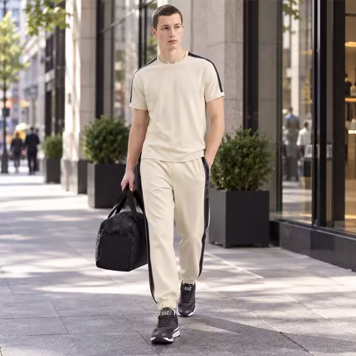 Pantaloni EA7 EMPORIO ARMANI TRAIN LOGO SERIES M TAPE PANTS - 8