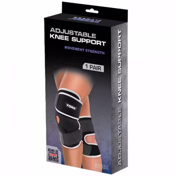 Suport pentru genunchi YORK Knee support Negru One size
