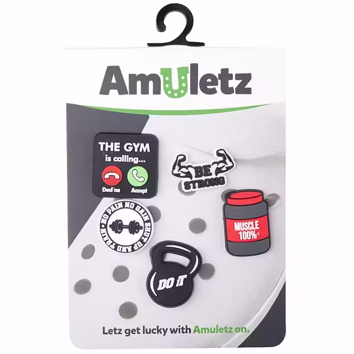 Джибитсы COQUI Amuletz Set 080 No Pain, No Gain (5)