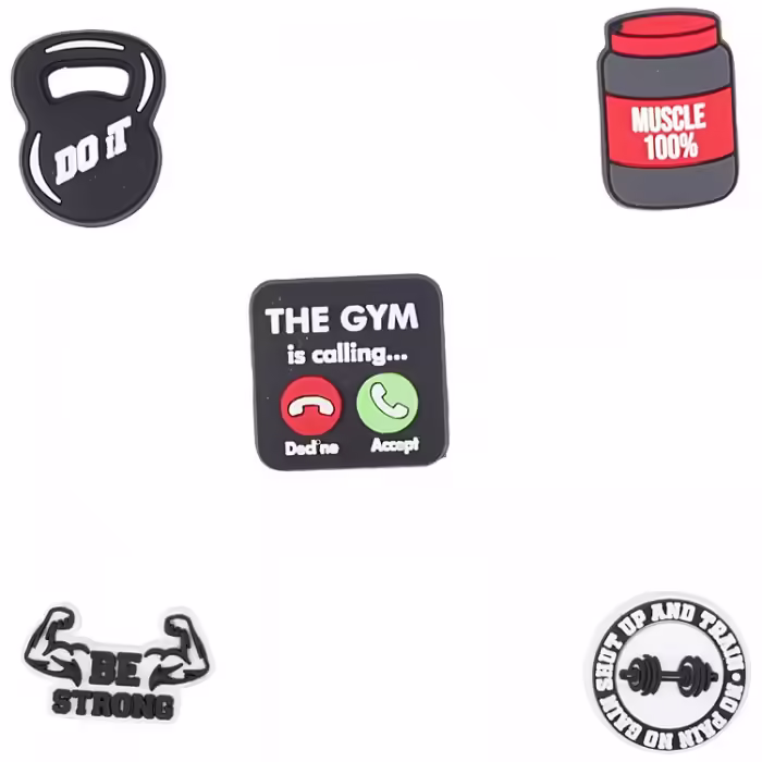 Джибитсы COQUI Amuletz Set 080 No Pain, No Gain (5) - 4