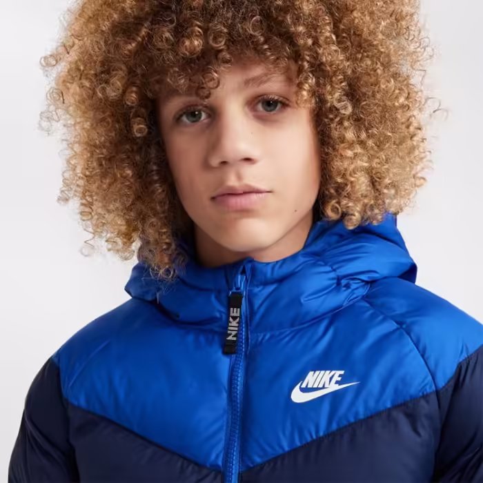 Куртка Nike K NSW SYN FL HD JCKT Синий XL - 7