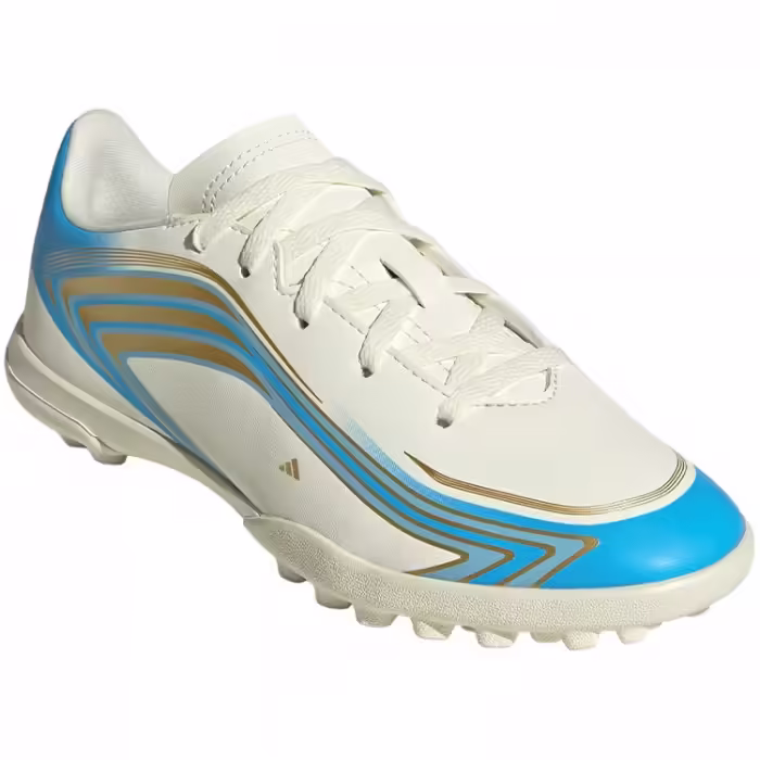 Ghete pentru fotbal Adidas F50 MESSI CLUB TF Bej 36 - 5