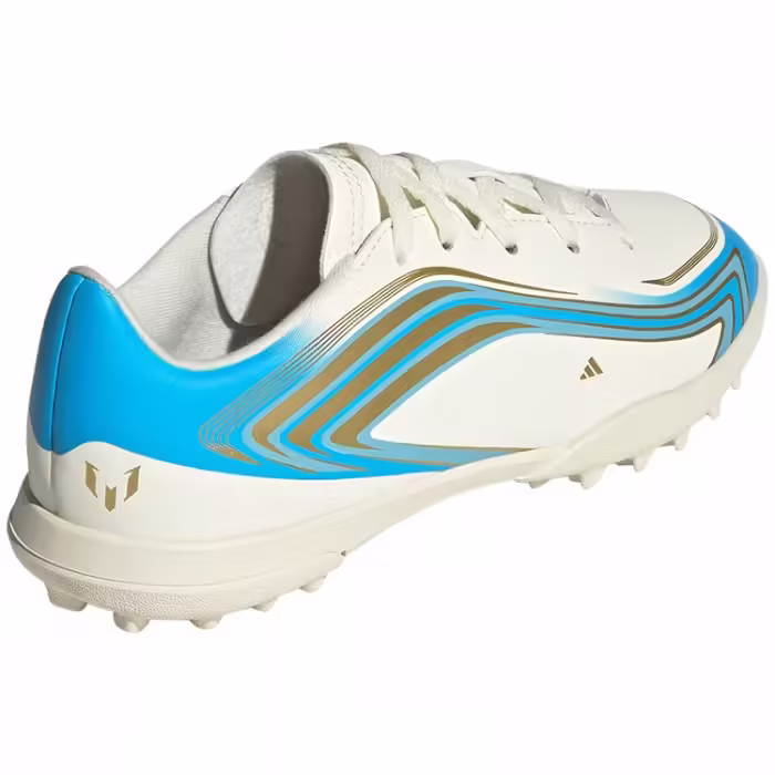 Ghete pentru fotbal Adidas F50 MESSI CLUB TF Bej 36 - 6