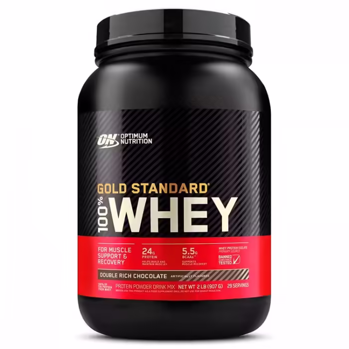 Сывороточный протеин Optimum Nutrition ON 100% WHEY GOLD DBL RICH CHOCOLATE 2LB