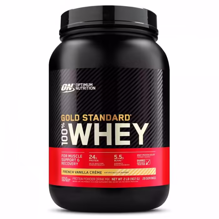 Сывороточный протеин Optimum Nutrition ON 100% WHEY GOLD FRENCH VAN CREME 2LB