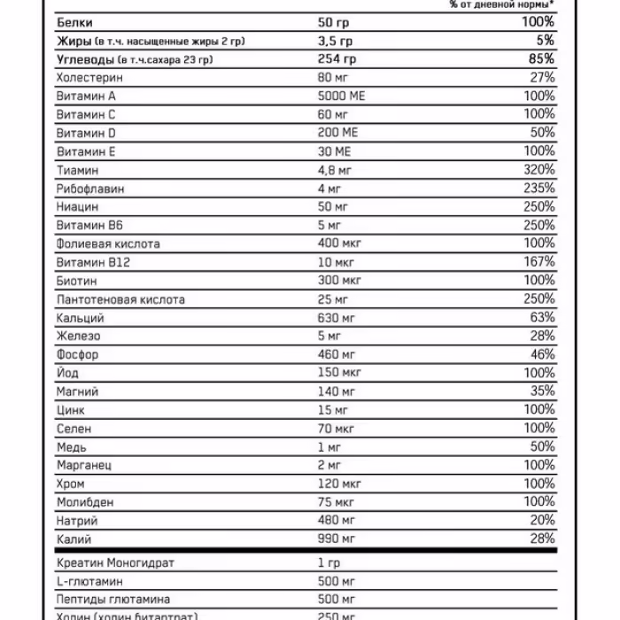 Gainer Optimum Nutrition ON SERIOUS MASS STRAWBERRY 6LB - 3