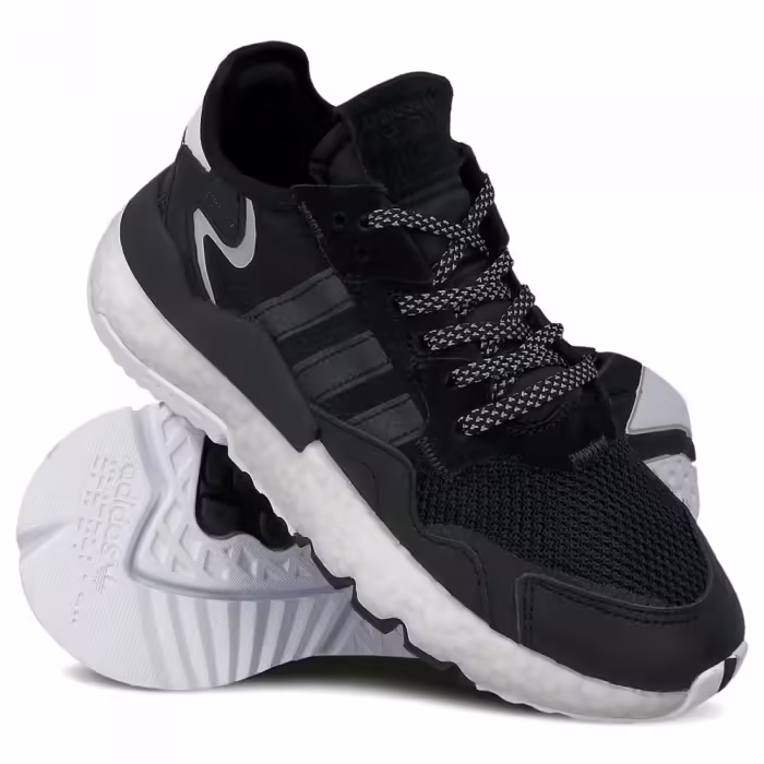 Incaltaminte Sport Adidas NITE JOGGER J Negru 36.5 - 2