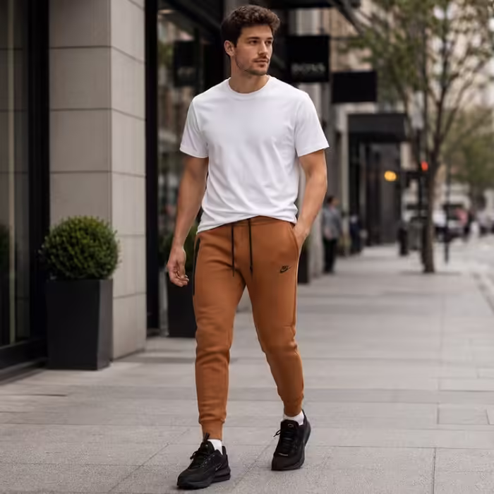 Pantaloni Nike M NK TCH FLC JGGR Maro XS - 3