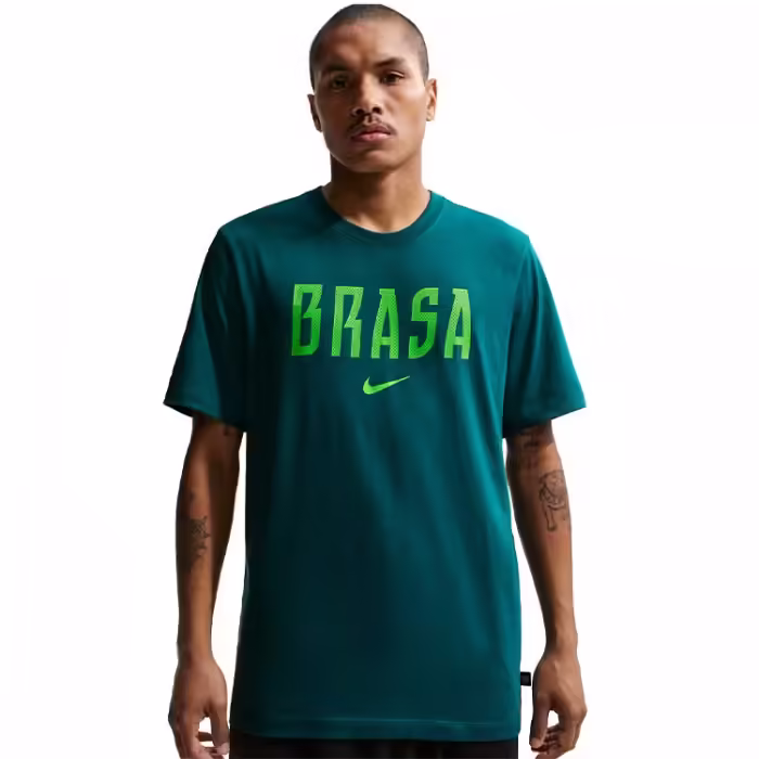 Футболка Nike BRAZIL Зеленый XL - 4