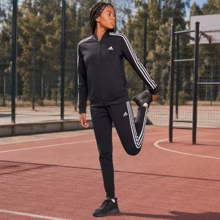 Спортивный костюм Adidas W 3S TR TS Черный XS - 7