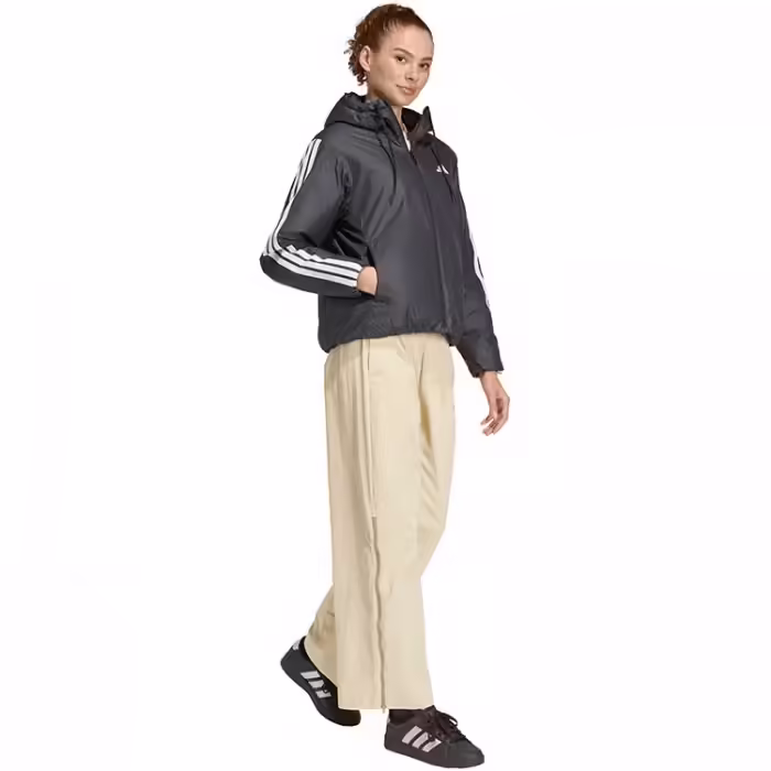 Куртка Adidas ESSENTIALS 3-STRIPES INSULATED HOODED Черный XS - 3