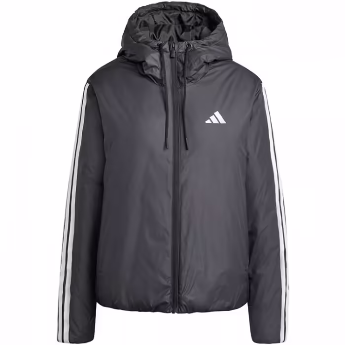 Куртка Adidas ESSENTIALS 3-STRIPES INSULATED HOODED Черный XS - 6