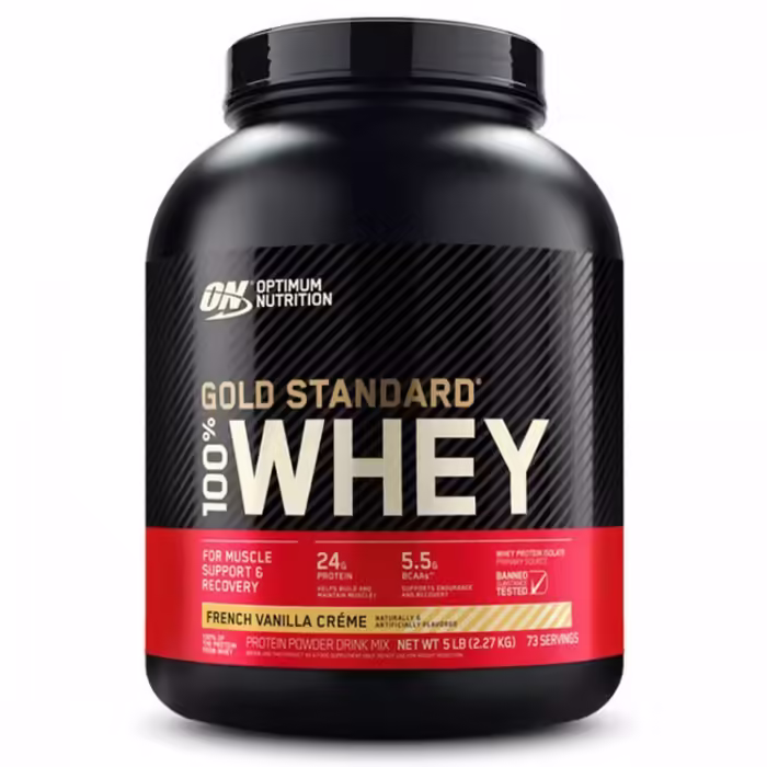 Сывороточный протеин Optimum Nutrition ON 100% WHEY GOLD FRENCH VAN CREME 5LB - 2