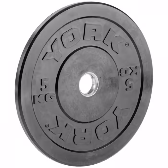 Disc 5 kg YORK Solid Rubber Bumper Plate
