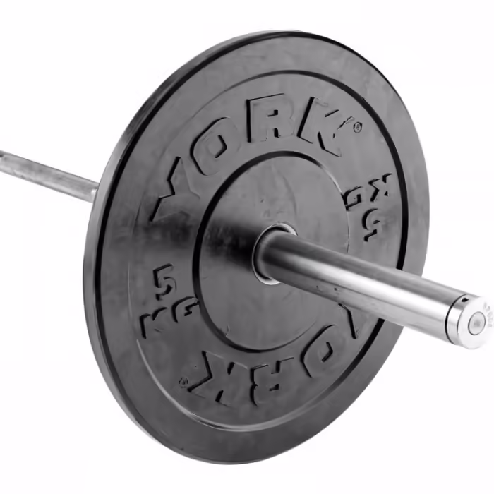 Disc 5 kg YORK Solid Rubber Bumper Plate - 3