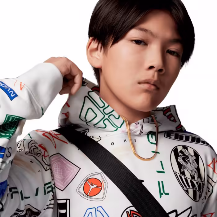 Hanorac Nike JDB MJ ESSENTIALS AOP PO - 2