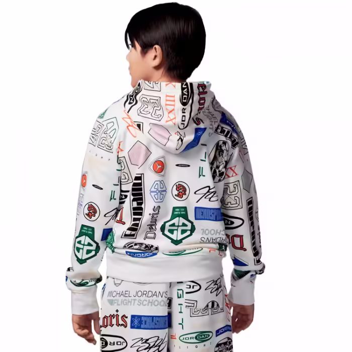 Hanorac Nike JDB MJ ESSENTIALS AOP PO - 3