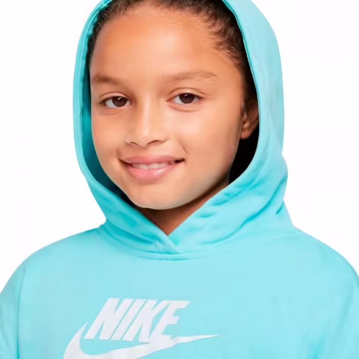 Hanorac Nike G NSW CLUB FT CROP HOODIE HBR - 6
