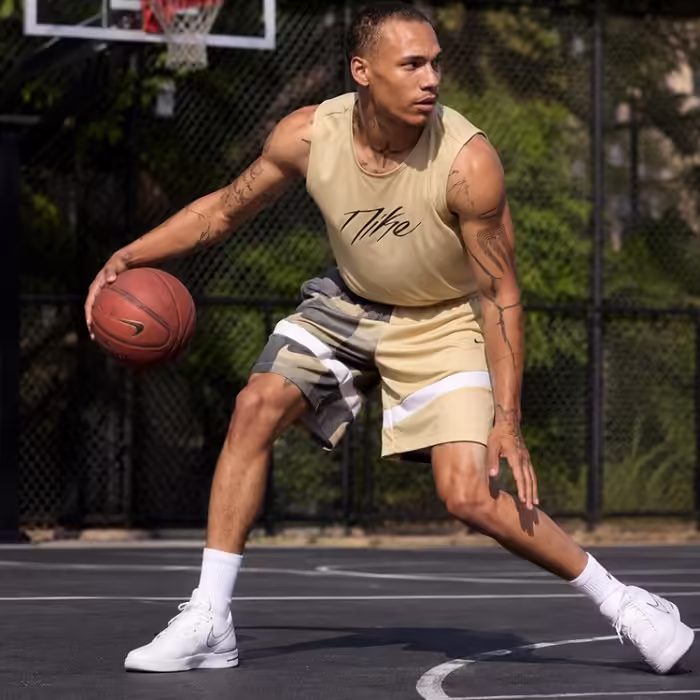 Шорты Nike M NK DF ICON 8IN SHORT AOPSTFV Бежевый/Серый S - 7