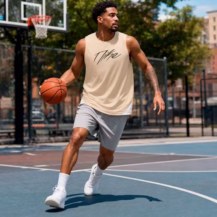 Maiou Nike M NK DF ICON JSY STRTFV Bej XXL - 7