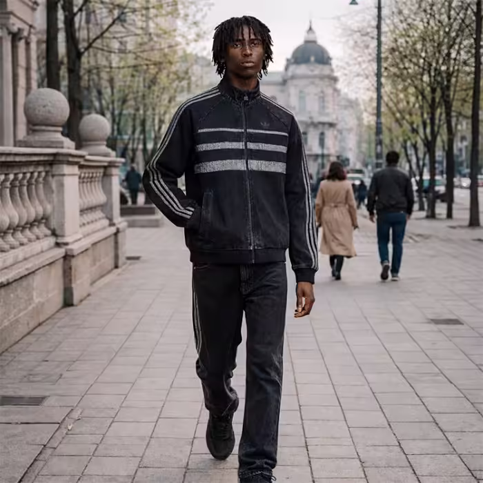 Толстовка Adidas Adicolor First Denim - 7