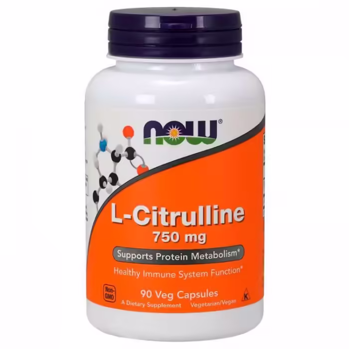Цитрулин Now Foods CITRULLINE  750MG   90 VCAPS