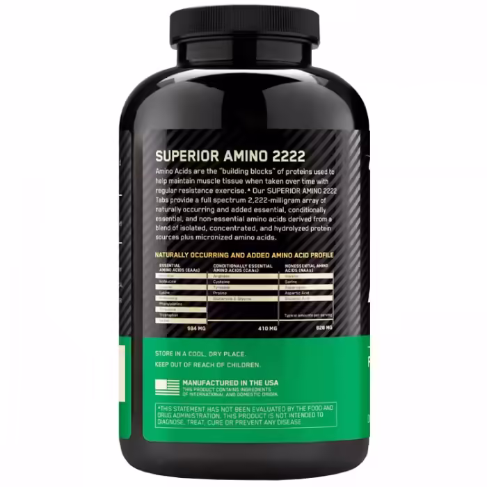 Aminoacizi Optimum Nutrition SUPERIOR AMINO 2222 - 160CT - 3