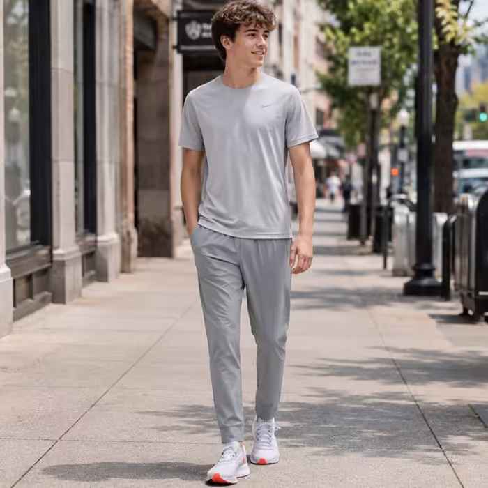 Брюки Nike B NK DF WOVEN PANT Серый S - 7