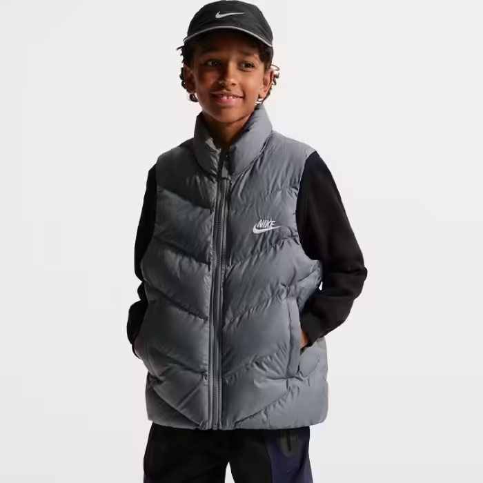 Vesta Nike SPORTSWEAR THERMA-FIT LOOSE-FIT PUFFER Gri M