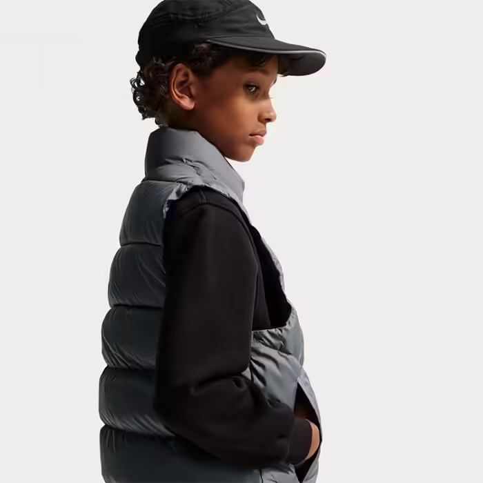 Vesta Nike SPORTSWEAR THERMA-FIT LOOSE-FIT PUFFER Gri M - 4