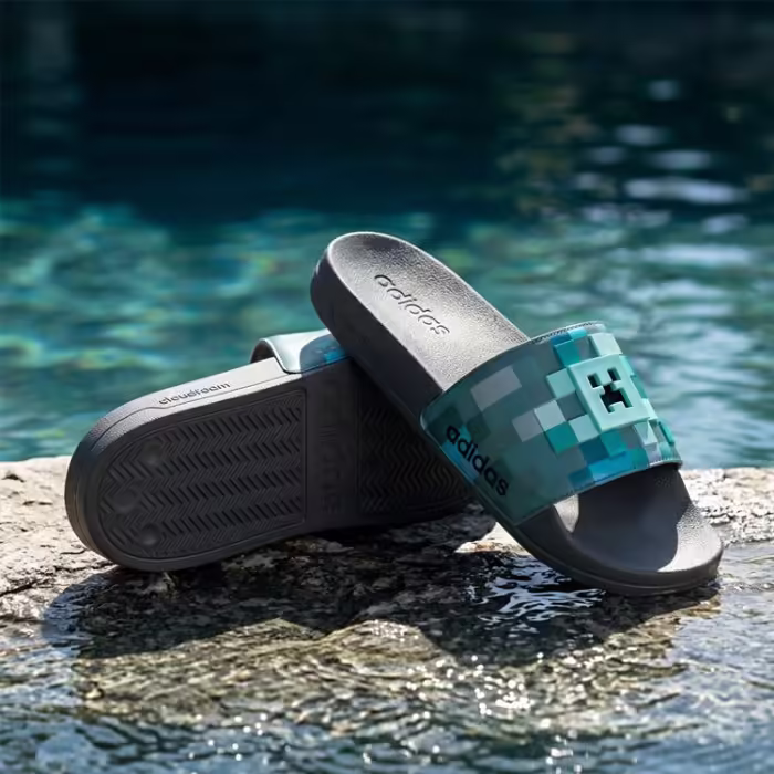Slapi Adidas ADILETTE MINECRAFT - 10