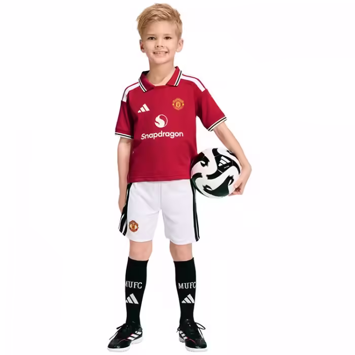 Набор футболка + шорты Adidas Manchester United 26/27 Home Красный/Белый 98 - 3