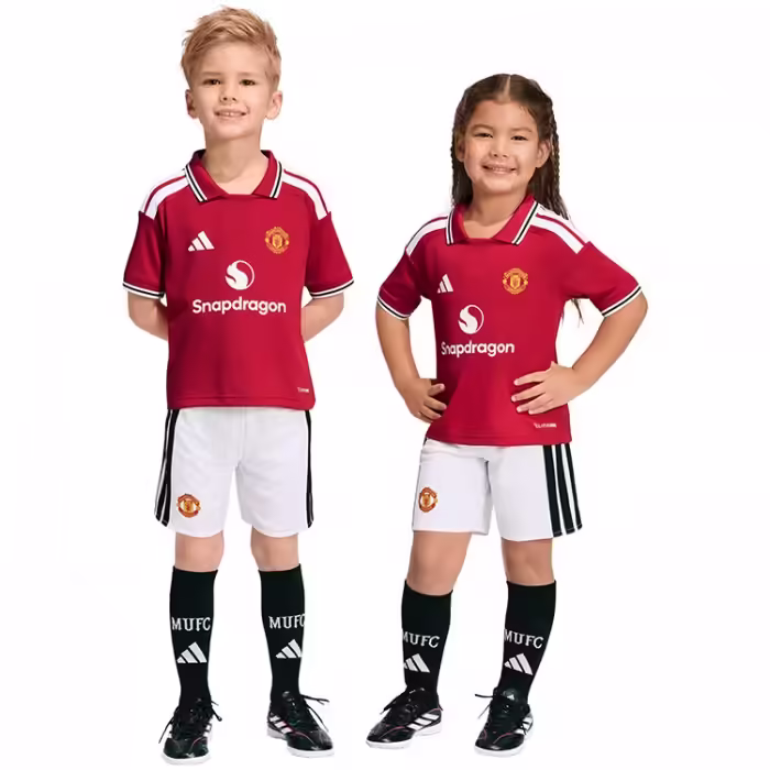 Набор футболка + шорты Adidas Manchester United 26/27 Home Красный/Белый 98 - 6