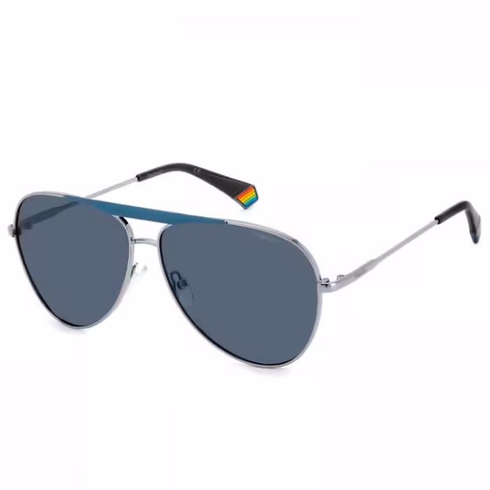 Очки солнцезащитные Polaroid Sunglasses Серебристый/Синий No Size