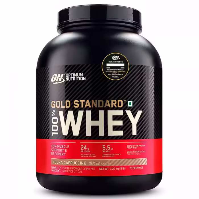 Proteine din zer Optimum Nutrition ON 100% WHEY GOLD MOCHA CAPPUCCINO 5LB
