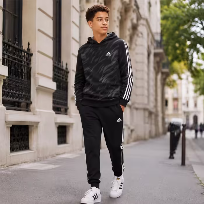 Hanorac Adidas B FI 3S GRA HD Negru 128 - 8