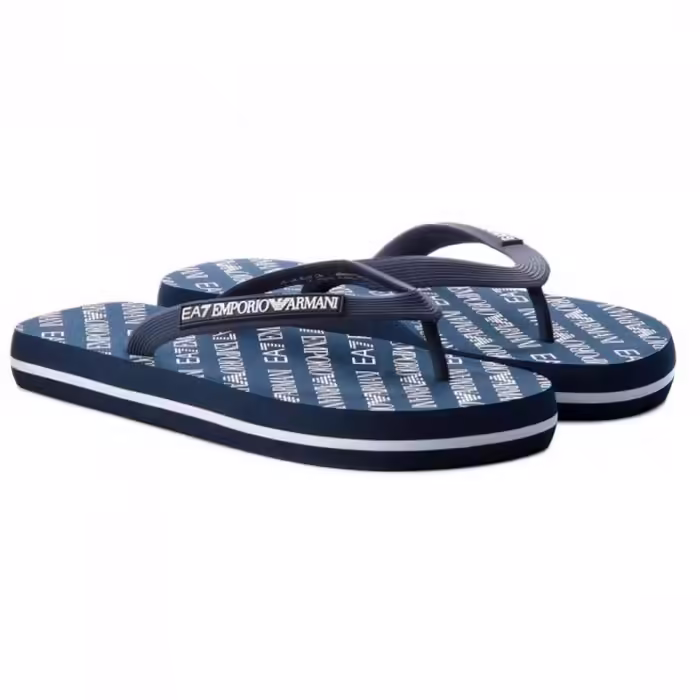 Шлепанцы EA7 EMPORIO ARMANI PVC/PLASTICA BEACHWEAR Темно-синий 40 - 2