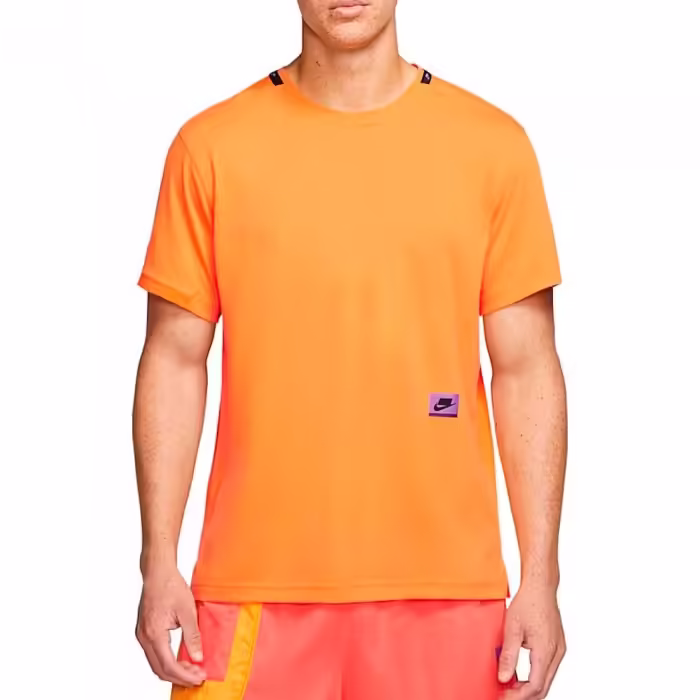 Футболка Nike M NK DRY TOP SS PX Оранжевый L - 2