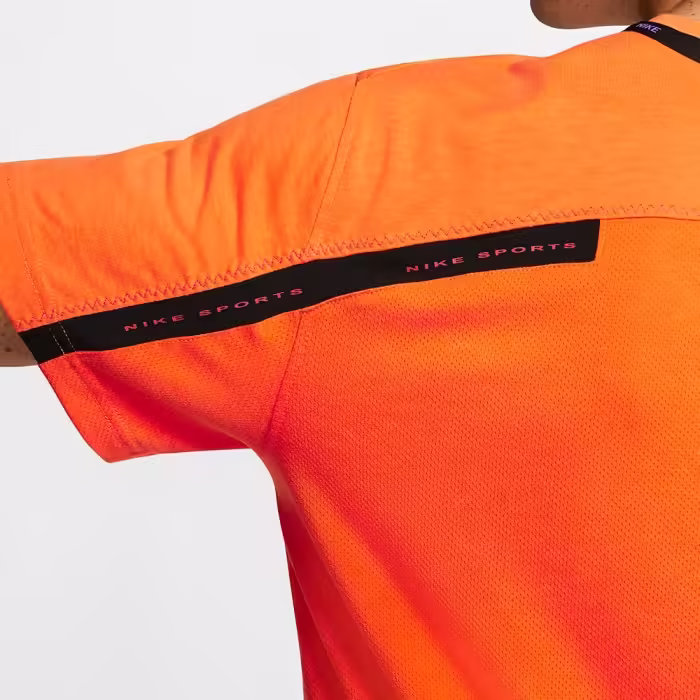 Футболка Nike M NK DRY TOP SS PX Оранжевый L - 5