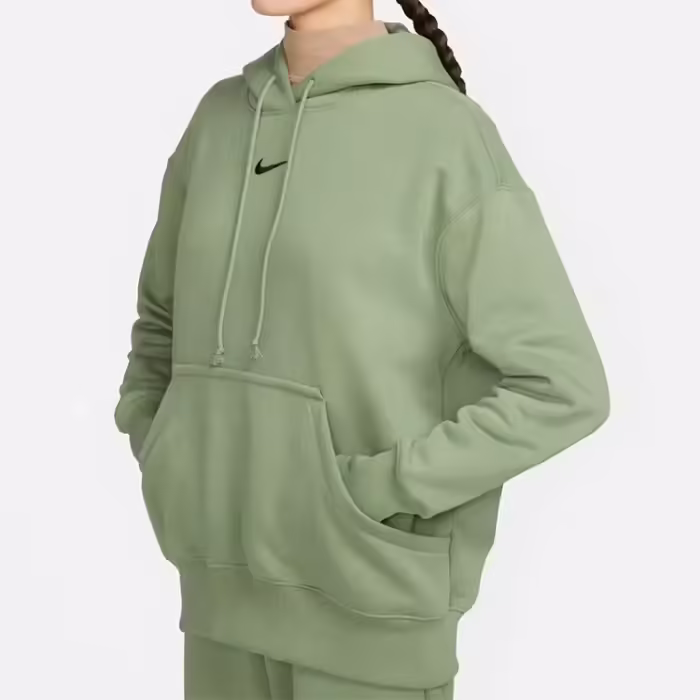 Толстовка Nike W NSW STYLE FLC PO HOODIE OS Зеленый XS - 4