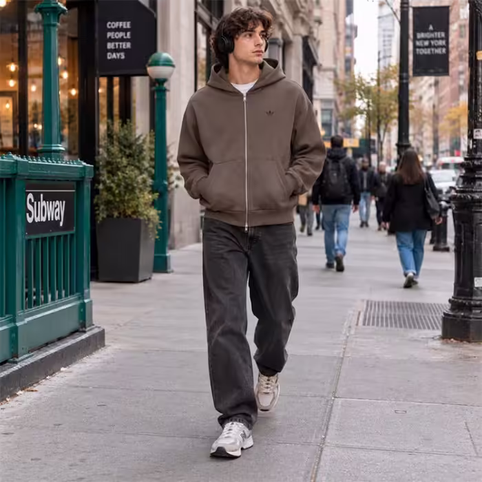 Hanorac Adidas PREMIUM ESSENTIALS FULL ZIP HOODIE - 7