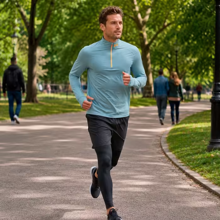 Hanorac Under Armour UA LAUNCH PRO 1/4 ZIP Gri L - 8