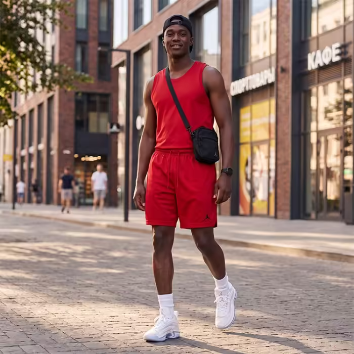 Sorti Nike M J DF SPRT MESH SHORT Rosu M - 7